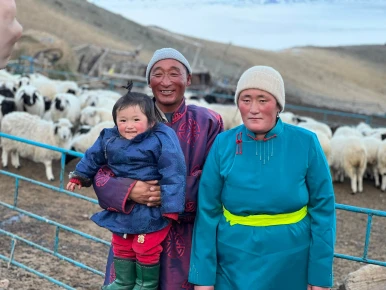 "December and January are the worst." Cash assistance helps Mongolian families survive dzuds