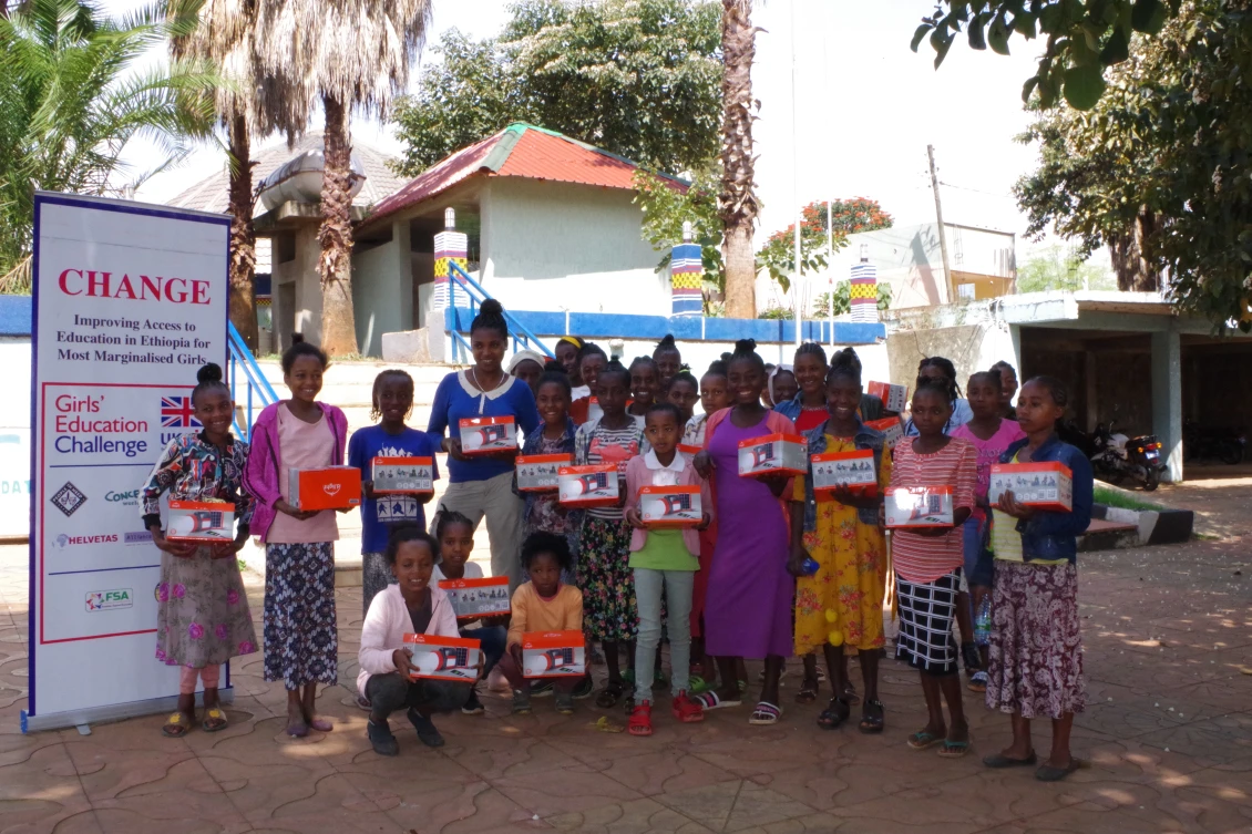 Our CHANGE project supports girls who want to make a better future for themselves and return to school.