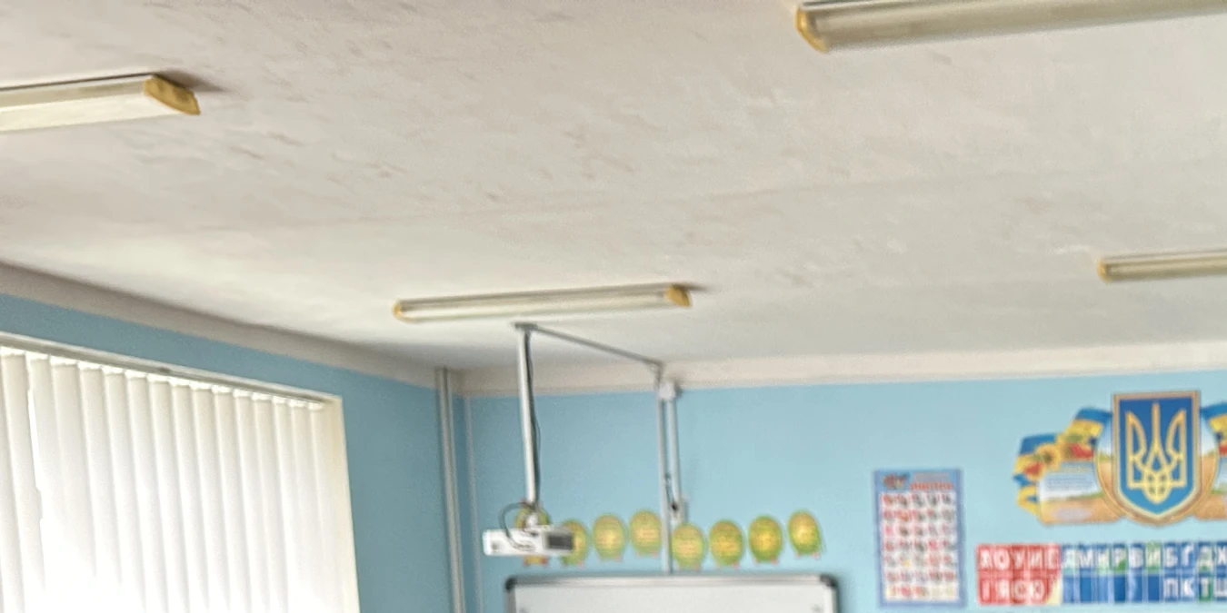 Converting shelters into classrooms in Ukraine so that children can continue to learn, despite the blare of ongoing sirens