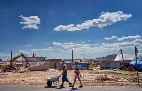 Less than a year ago, we helped in south Moravia after a devastating tornado