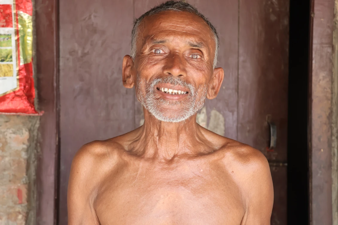 Dhaniya Patel, 75 years old, Gaur Municipality