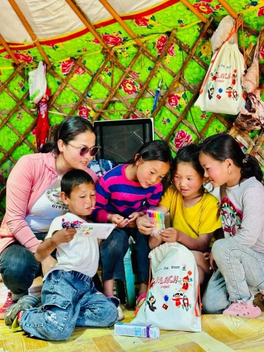 Helping Mongolian Children Cope with Climate Change 