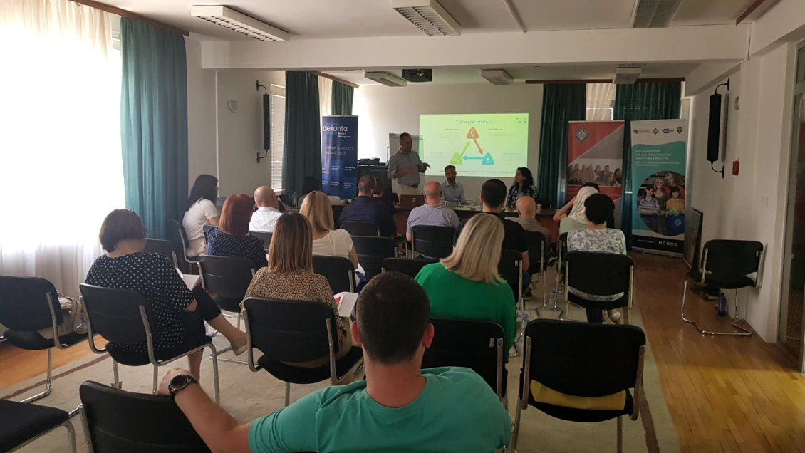 The training was realised by experts from Dekonta BH and the Czech Republic, partners on the project 