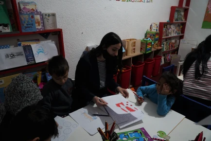 University students are getting internships to help children with special needs and those from vulnerable communities in Kosovo