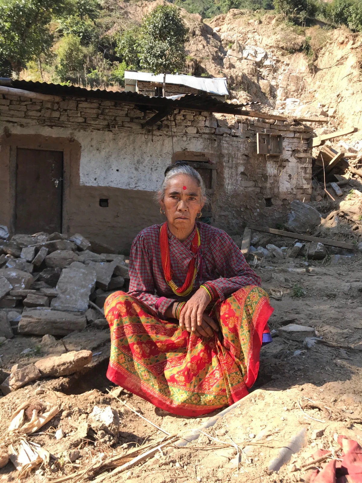 Supporting landslide victims in Nepal