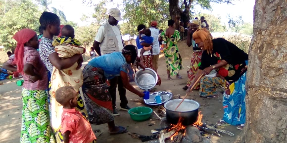Demonstrations culinaires dans la zone de santé de Kimbi Lulenge