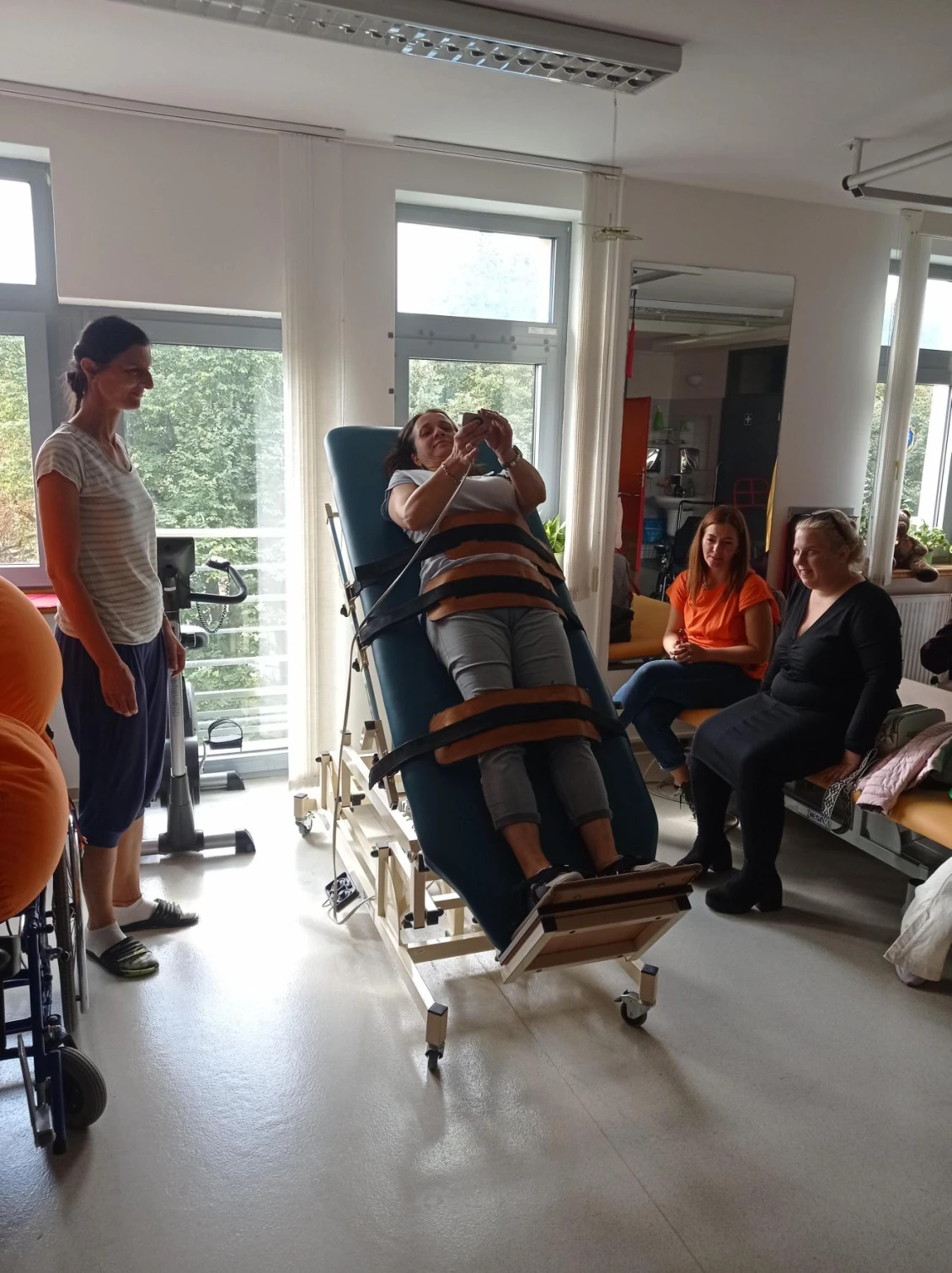 Hosts have had an opportunity to try equipment for rehabilitation.