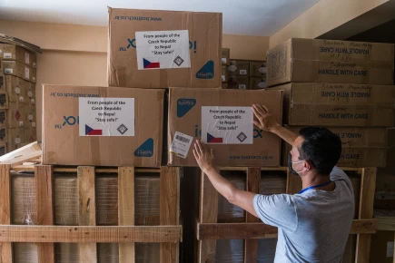Supporting COVID-19 prevention and testing in Nepal