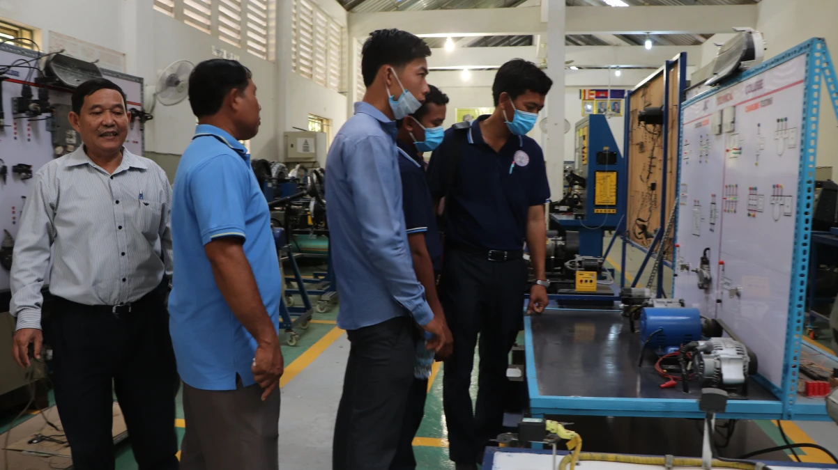 Training youth for employment in Cambodia