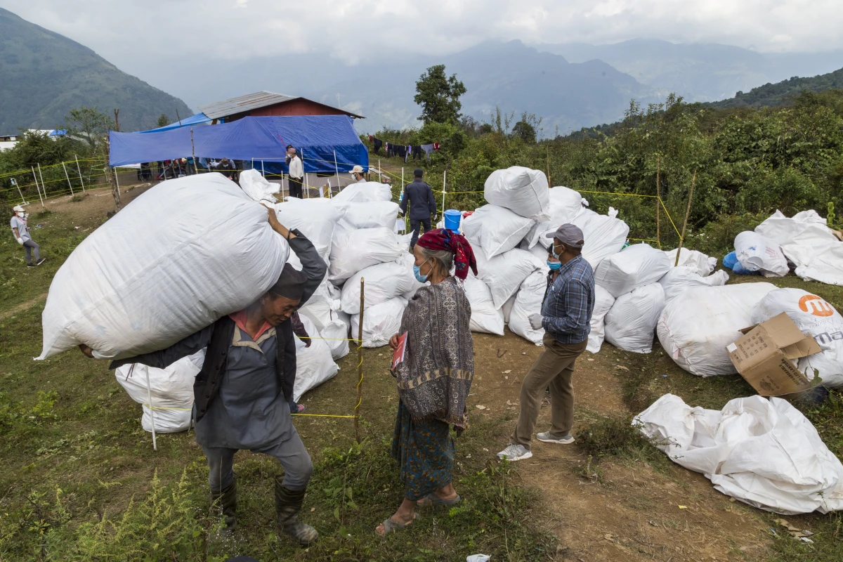 People in Need and partners supporting landslide survivors in Nepal
