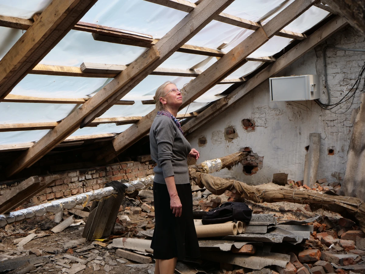 VIDEO: Emergency repairs of houses damaged by hostilities in Chernihiv, Ukraine