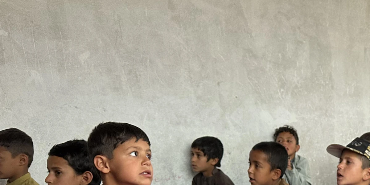 Community-Based Education classes established by People in Need in Bagrami (Kabul Province) in Afghanistan. Funded by AHF.