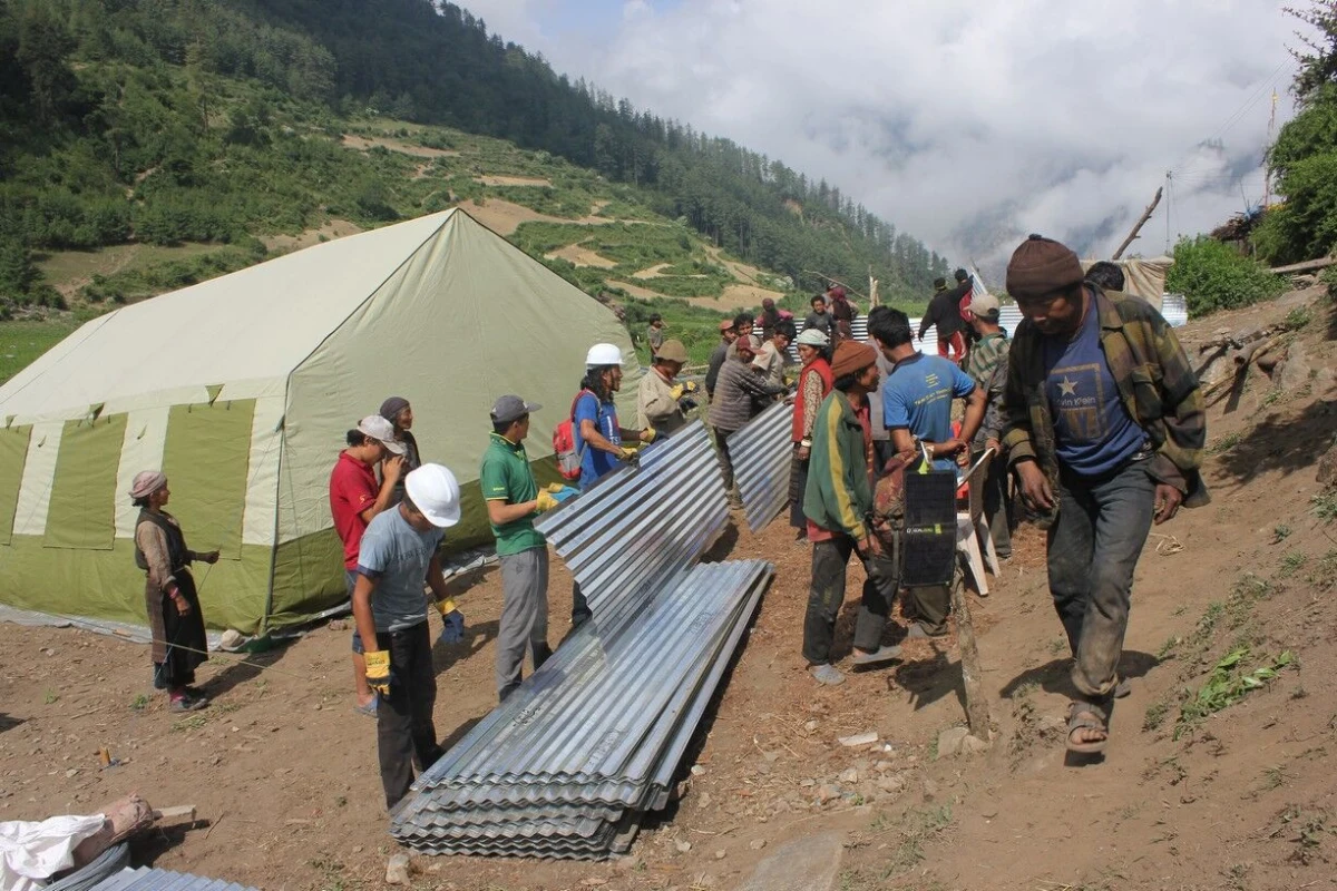 Temporary shelter and winterization