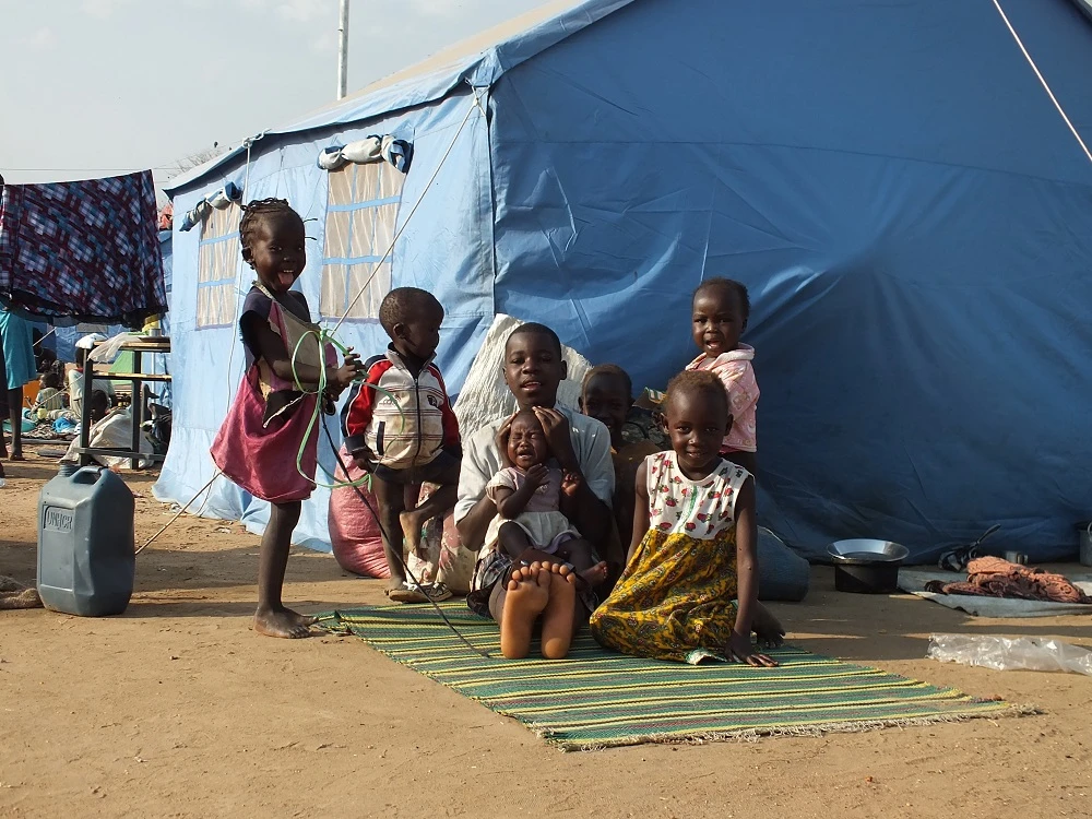 In Southern Sudan, we are helping 5,000 refugees fleeing from armed conflict