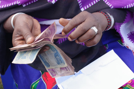 "We had nothing to eat until the cash arrived," says Gelmo Duba from Southern Ethiopia