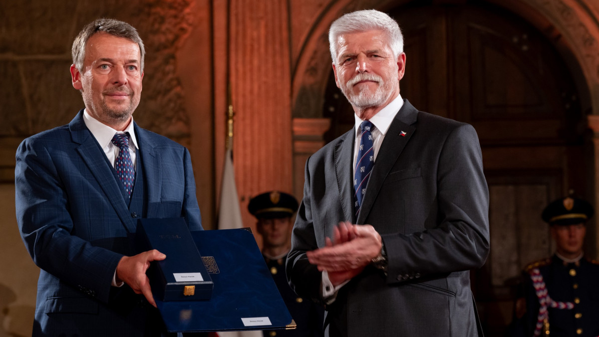 Šimon Pánek awarded the Order of Tomáš Garrigue Masaryk