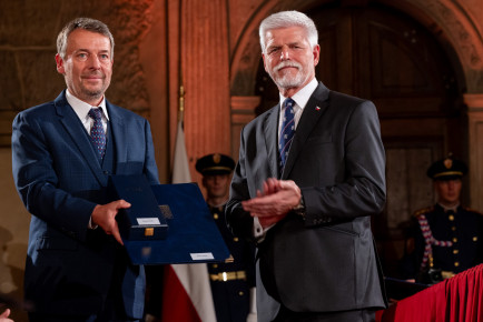 Šimon Pánek awarded the Order of Tomáš Garrigue Masaryk