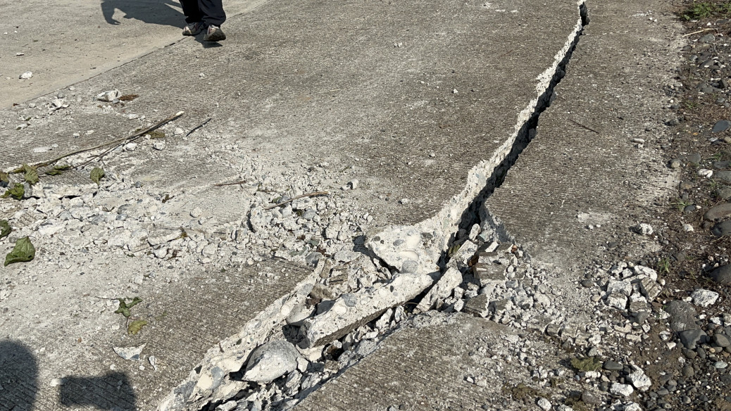 Photograph from an aftermath of the earthquake in October 2025