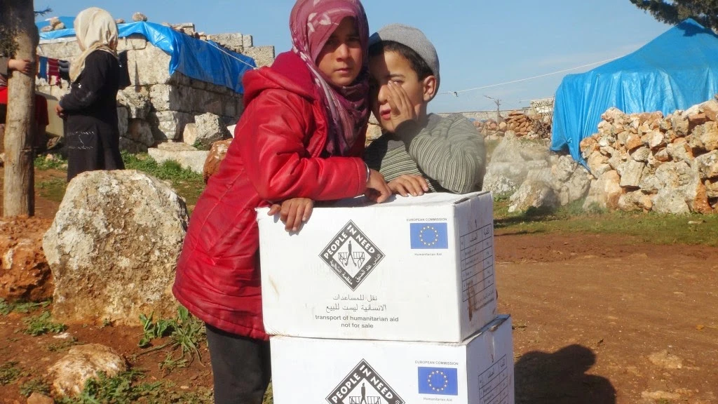 The conflict in Syria is in its 4th year. We have provided aid for 1.4 million people