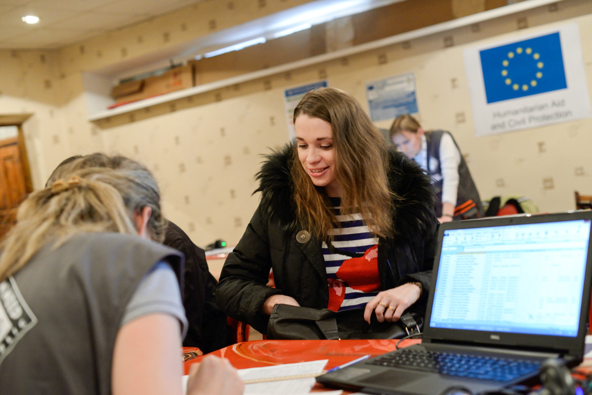 We provided food vouchers to 1900 people in Avdeevka on Ukraine frontline