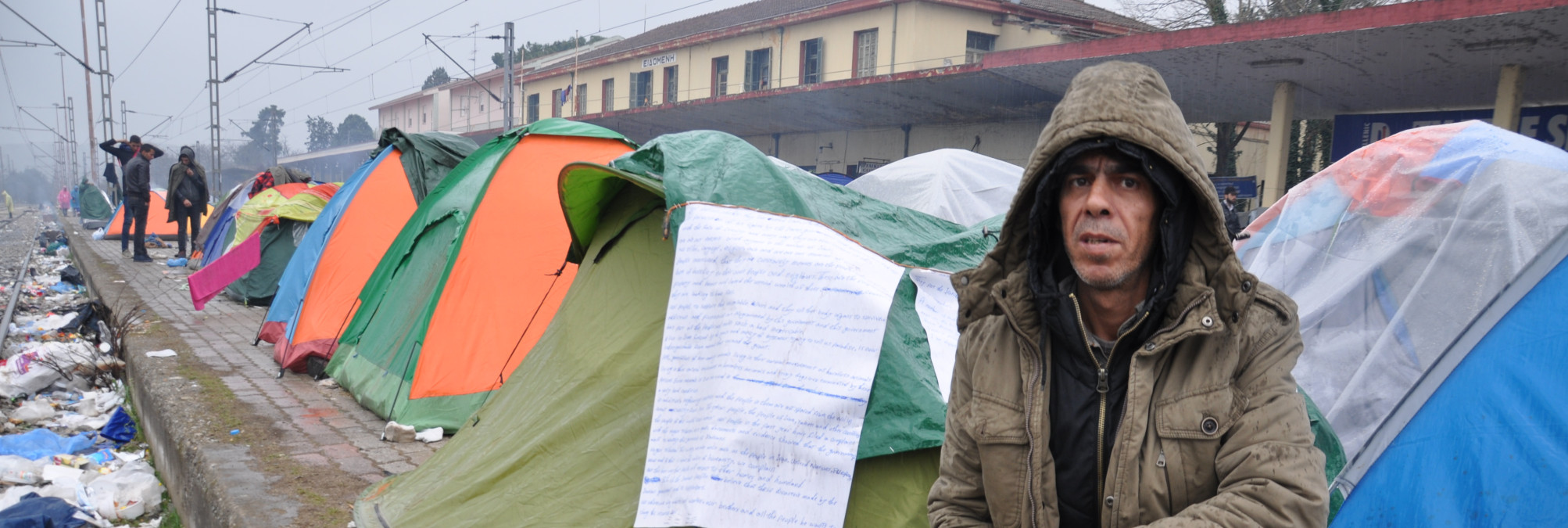 Czech and Slovak aid in refugee camps in Balkans