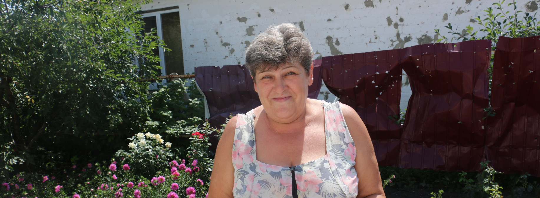 “We could see falling shells from the window. In a moment our village came under fire,” says Lyubov from the Ukrainian village of Lastochkino