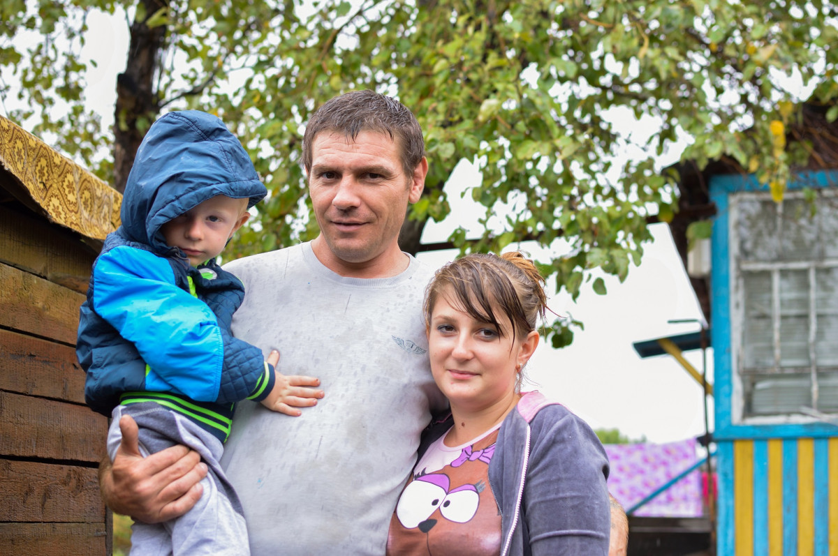 We spend all our money on our sick little son, says former miner displaced because of the conflict in eastern Ukraine