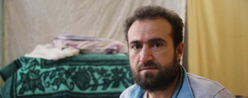 I lost my son in the airstrike, says Mohamed displaced from Aleppo. He is one of 11 million Syrians uprooted from their homes