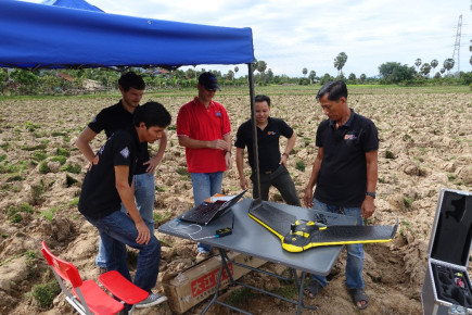 Floods, droughts and storms. Drones in Cambodia help to inform people about the risk of disaster