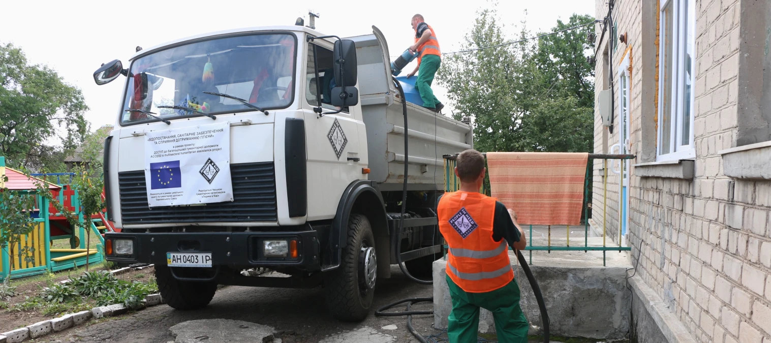 What is for lunch? Safe water for Eastern Ukraine