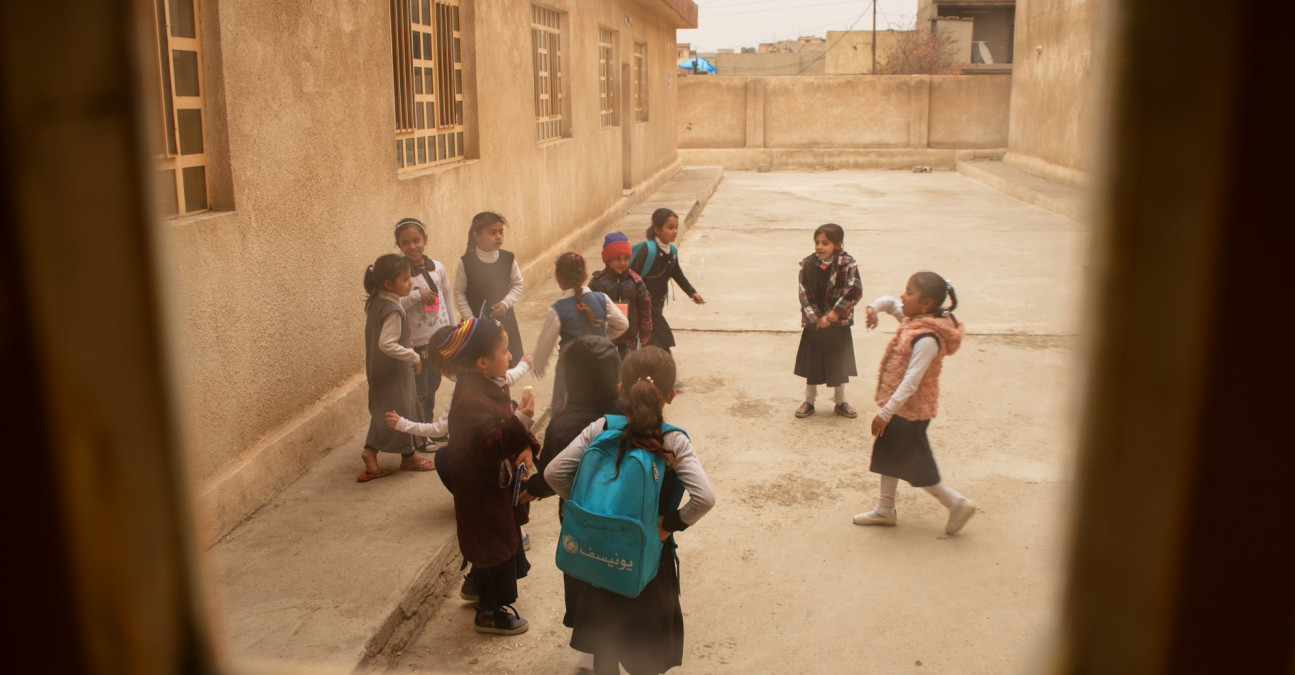 More important than showing love is understanding and accepting children affected by war, says teacher from West Mosul