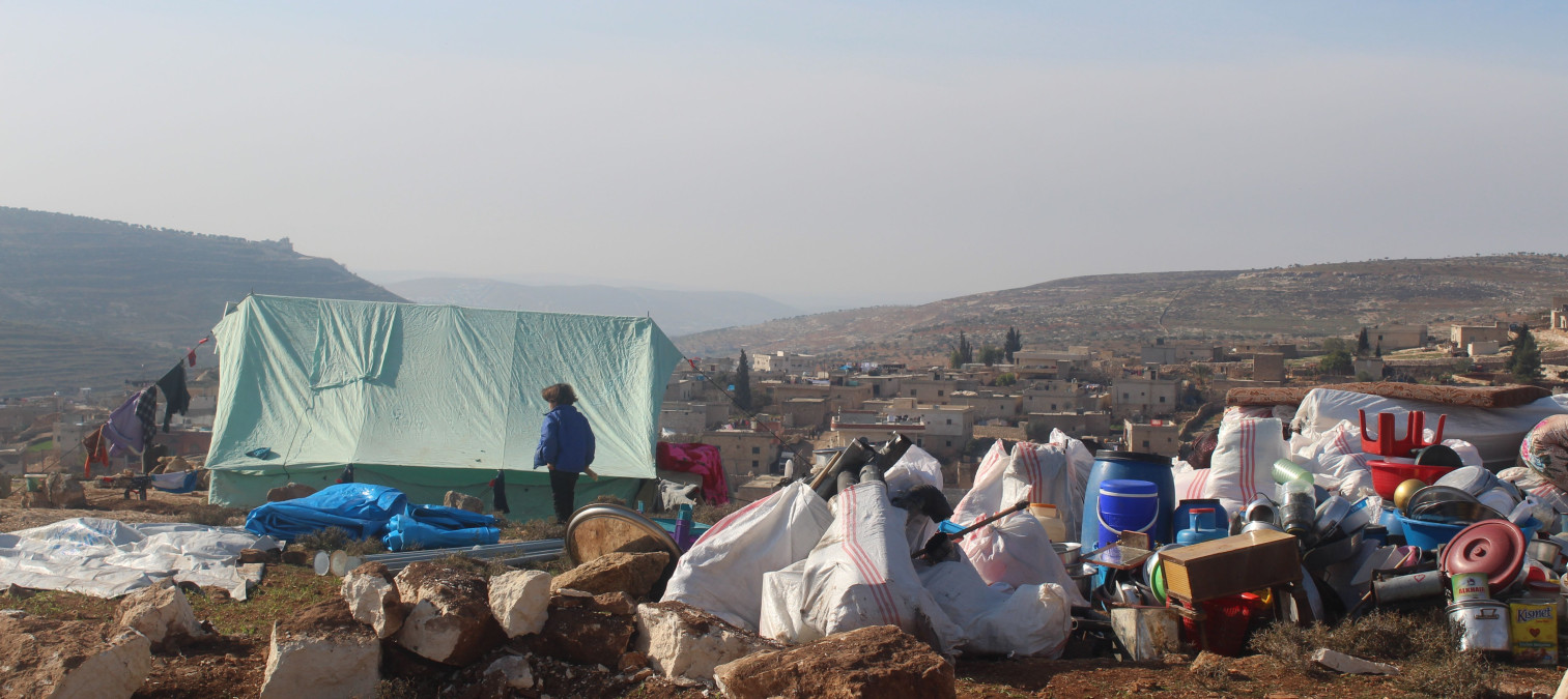 Escalation of fighting in Idlib forces hundreds of thousands of people to flee their homes