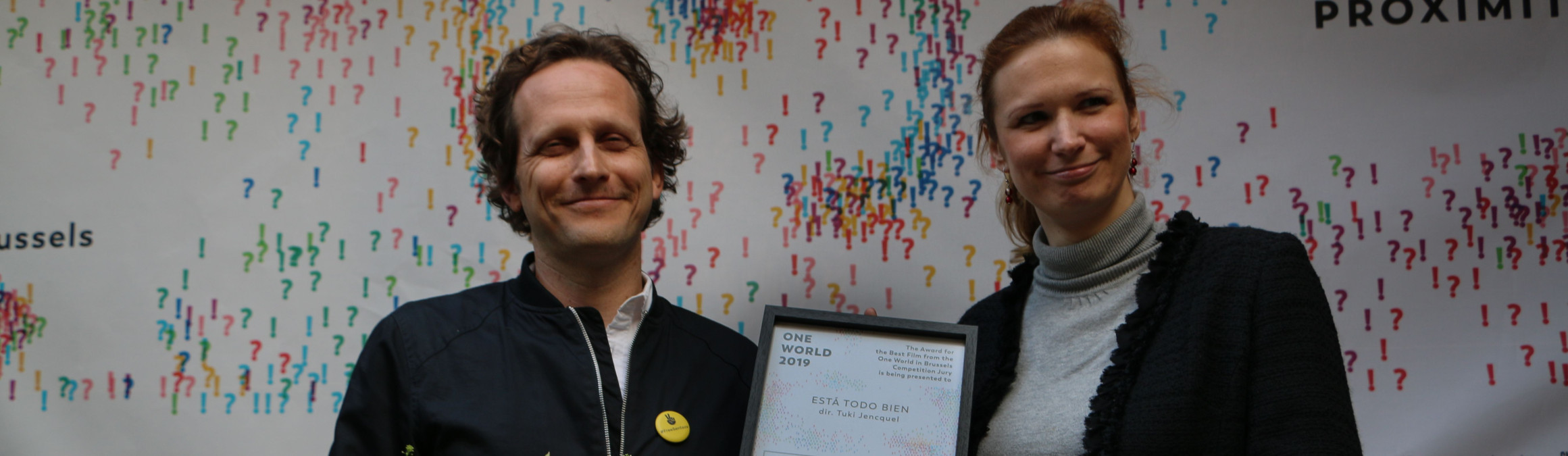 The Award for the Best Film of the One World in Brussels goes to Está Todo Bien