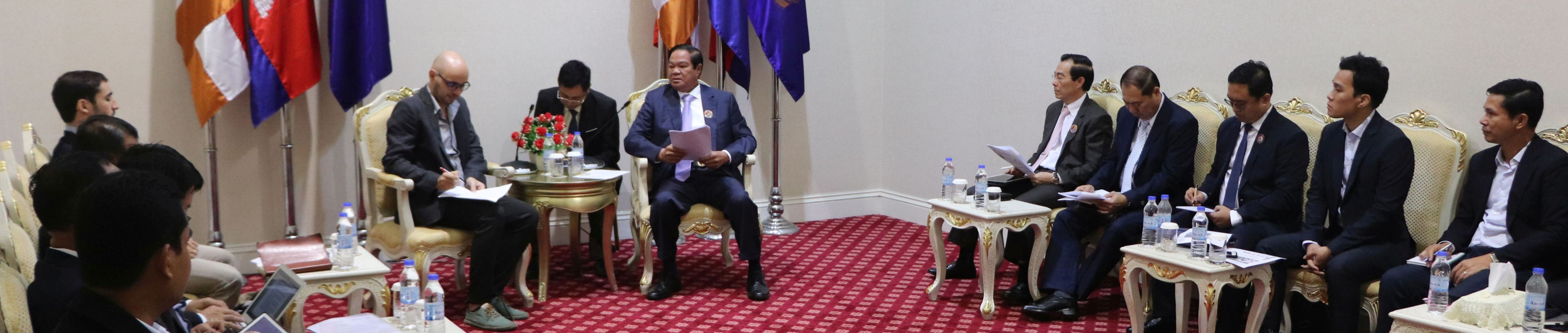 Newly appointed Vice President of Cambodia’s National Committee for Disaster Management endorses EWS 1294 as Cambodia’s National Early Warning System
