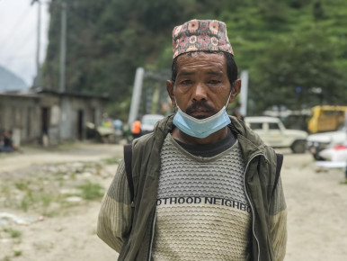 Nepal: “Before I could run to my friends, the landslide had swept me off my feet." 