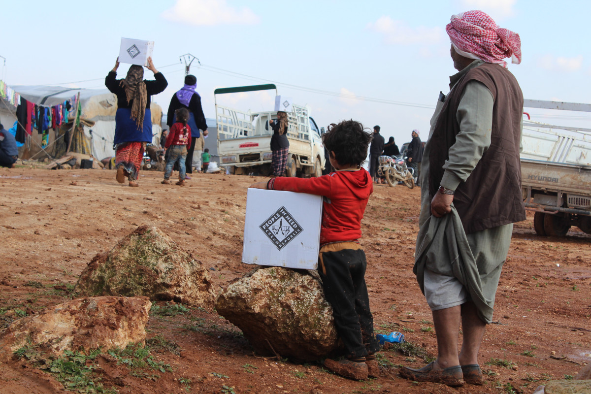 Empathy drives Om Ruba every day to help suffering people in Syria after she had to flee her home