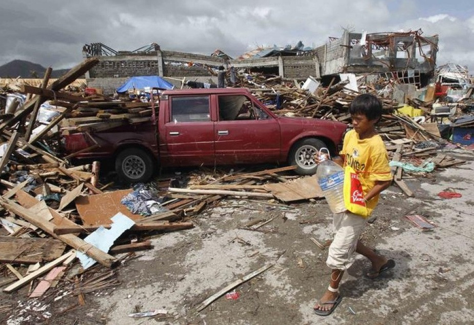 A Three-member Team Setting off for the Philippines