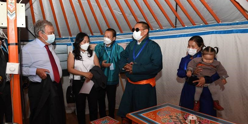 A Bright Future Ahead: UN Secretary-General Meets Mongolian Family