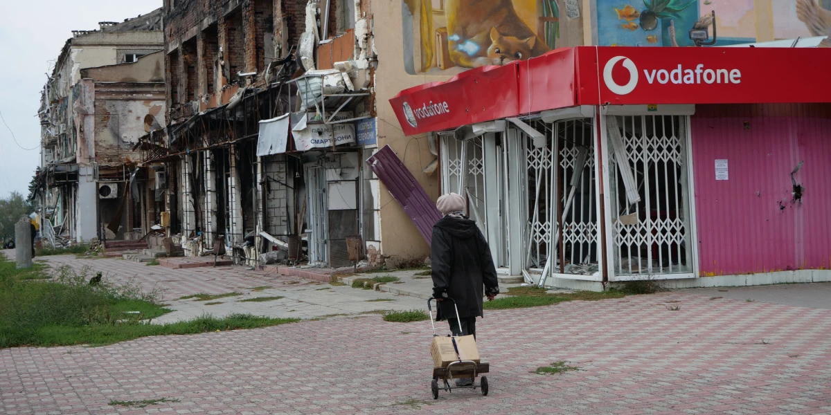 Izium, Kharkiv oblast. Emergency assistance right after de-occupation.