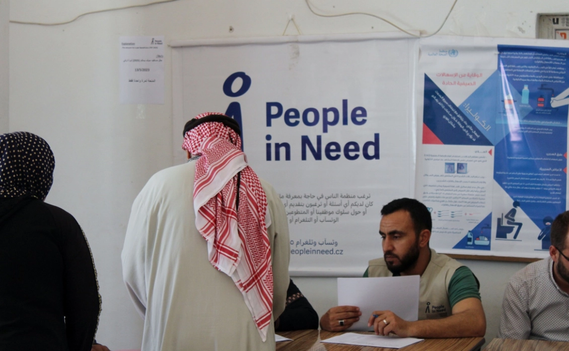 Cash grant distribution point.
