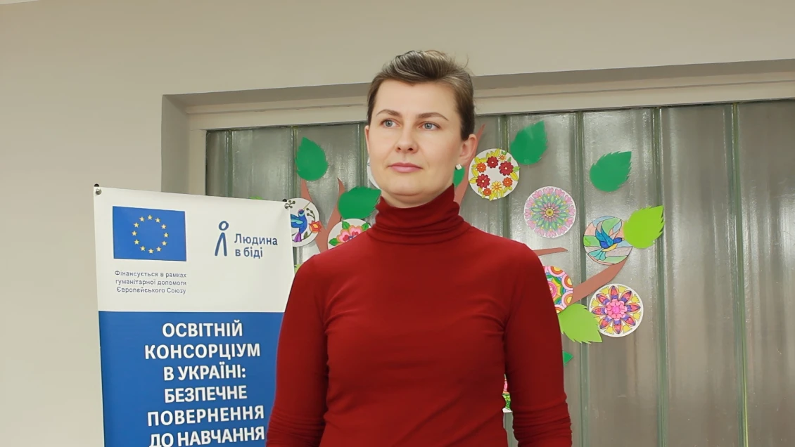 Liudmyla Chorna spoke about the project 
