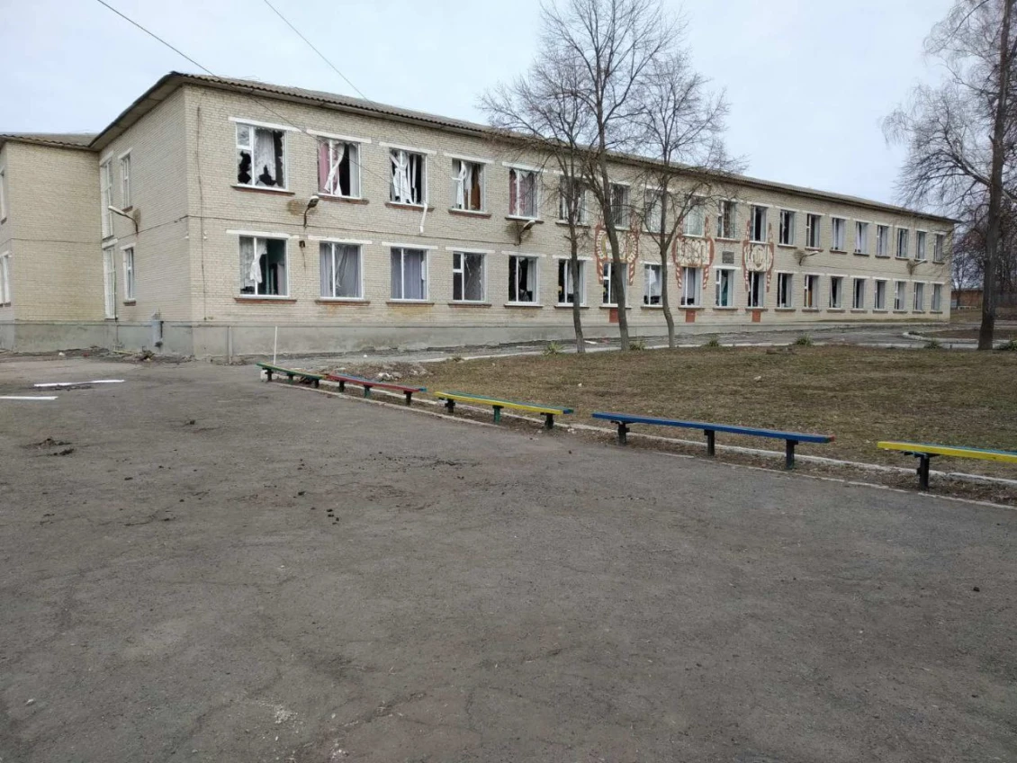 Boromlyansky Lyceum in Sumy Oblast after the occupation