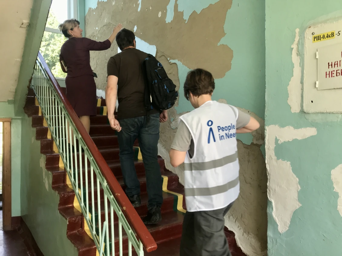 Svitlana Bilous tells about the destruction of the lyceum during the occupation