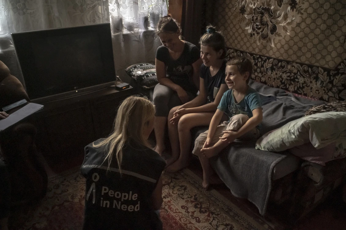 The Zelena family talks about their living conditions during the war
