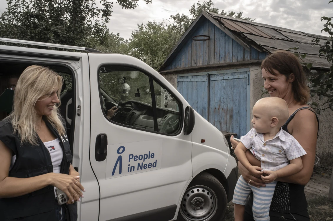 Local authorities helped us select the families that will receive financial support