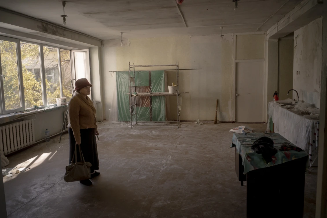 The centre began repairs independently, but it does not have enough funds to improve all the spaces