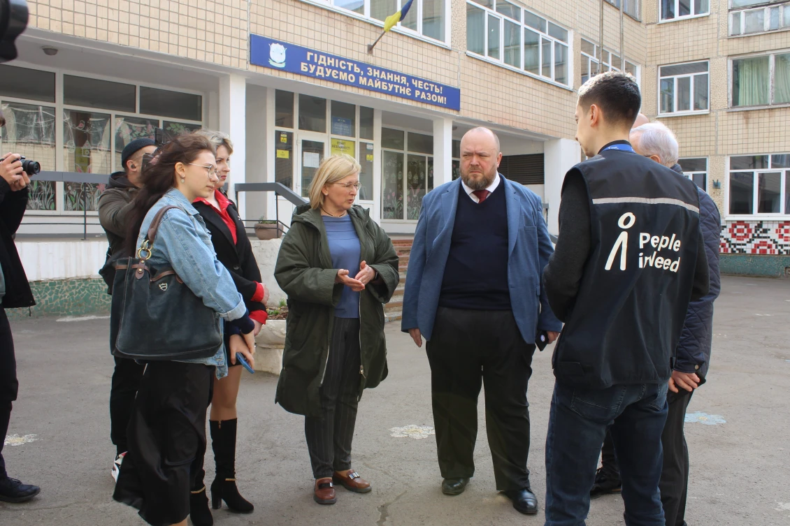 Visit of Kryvyi Rih authorities to gymnasium No. 121