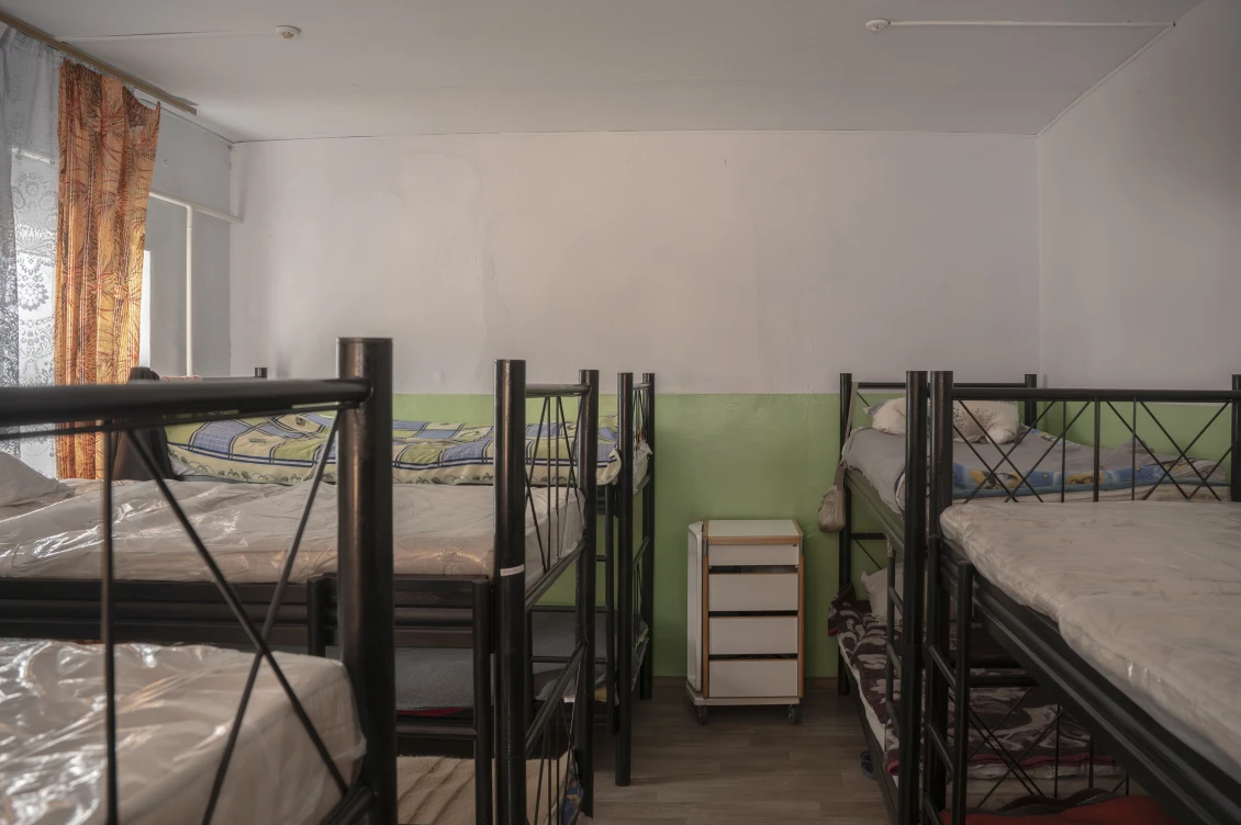 One of the centre's living rooms
