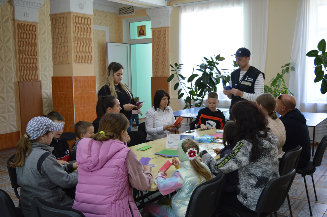 A group session with PIN psychologists