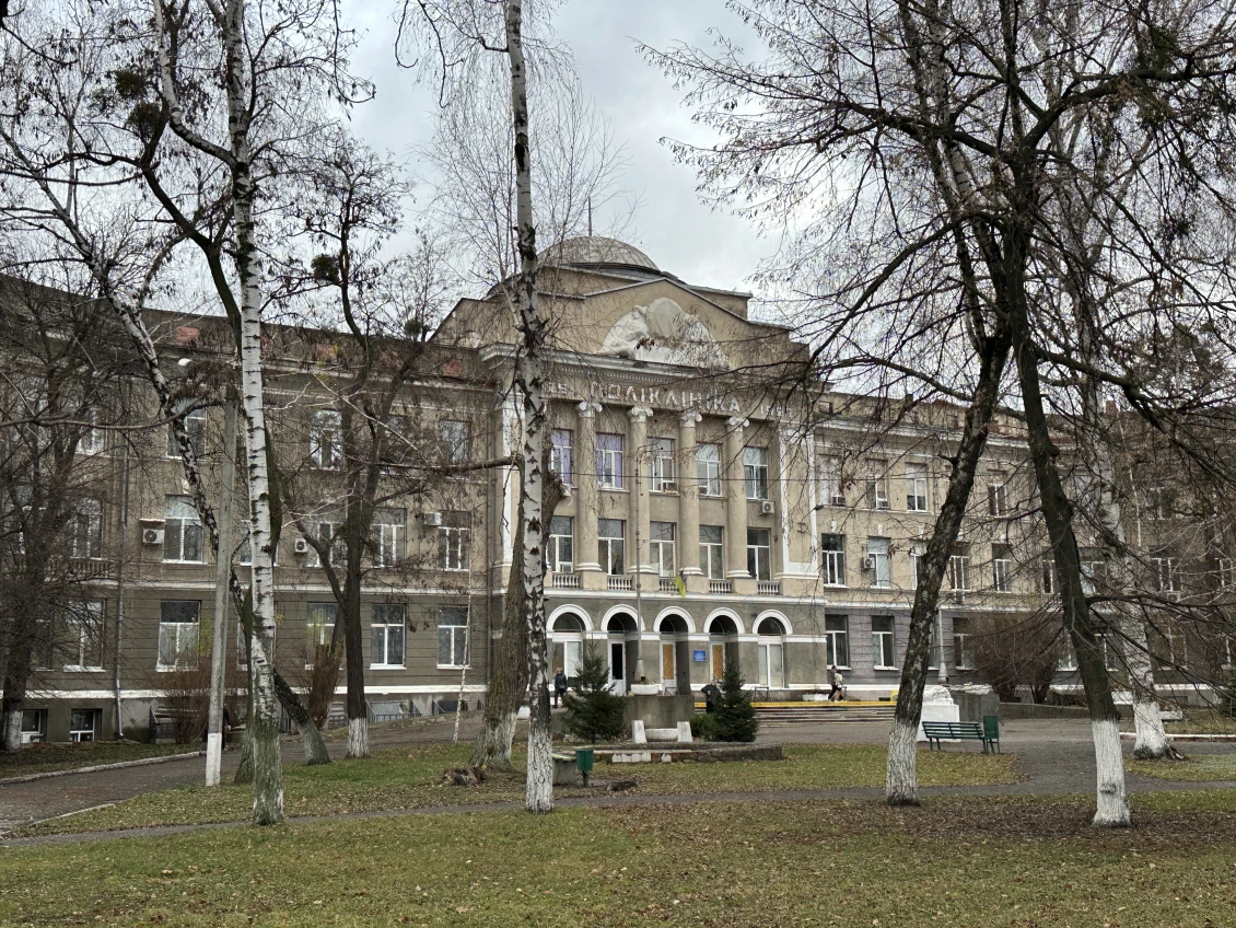 The main hospital building where we replaced the windows.